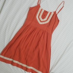 Orange Sun Dress from Francesca's